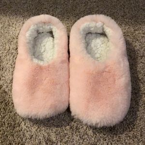 Pink Fuzzy Slippers
